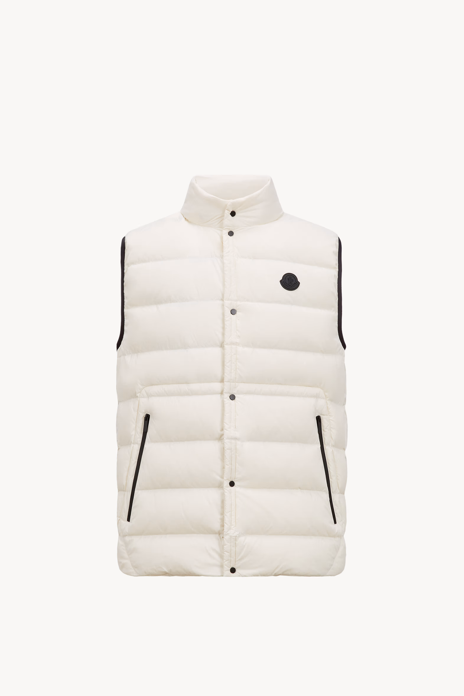 Chaleco plumífero Plaret Hombre Blanco Marfil Moncler 2